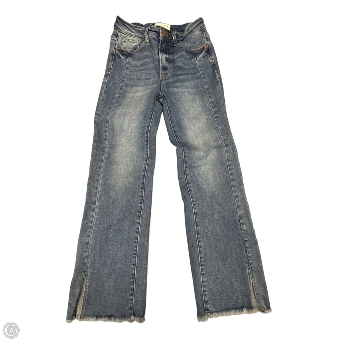 Jeans Straight By Risen In Blue Denim, Size: 4