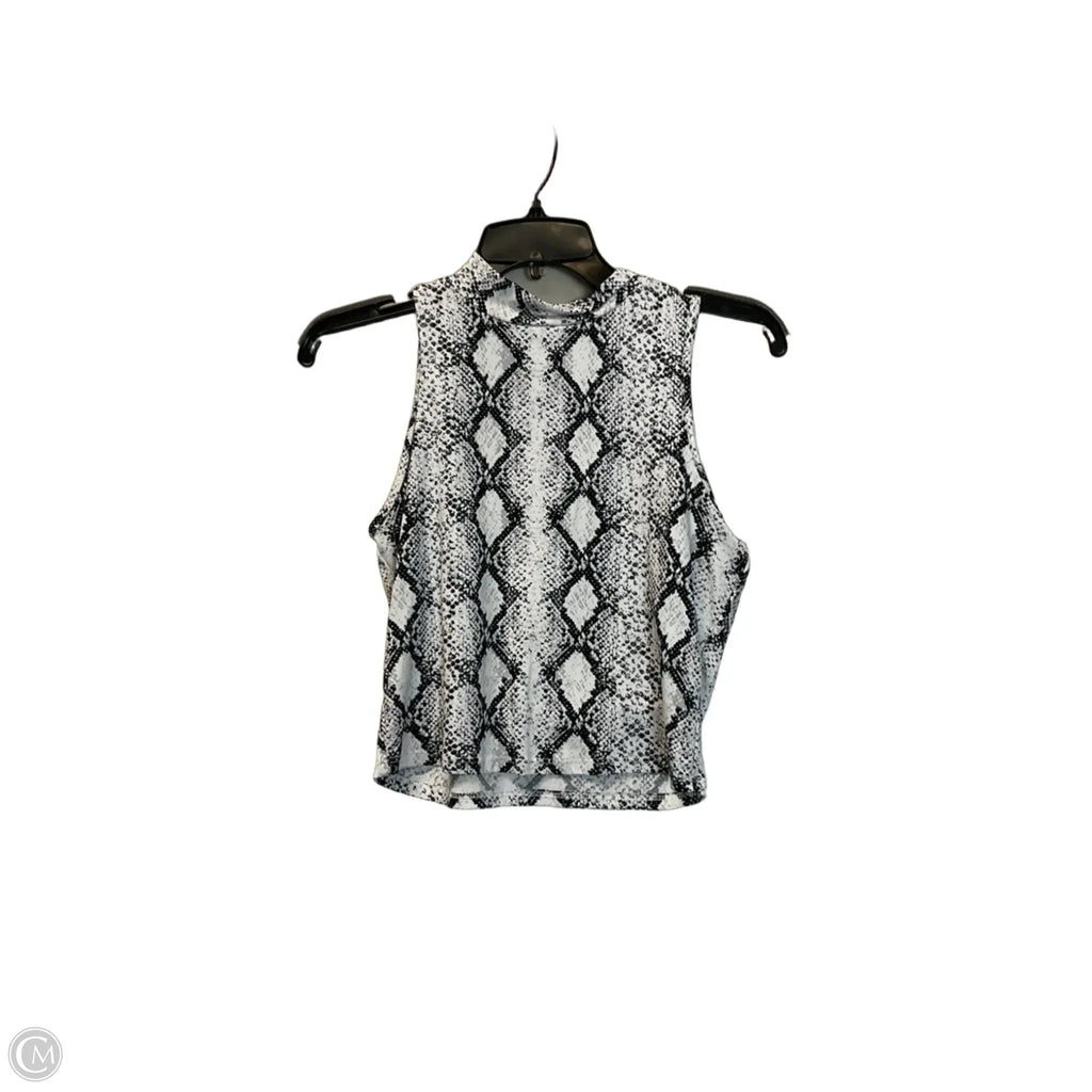 Top Sleeveless By Caution To The Wind In Animal Print, Size: Xl
