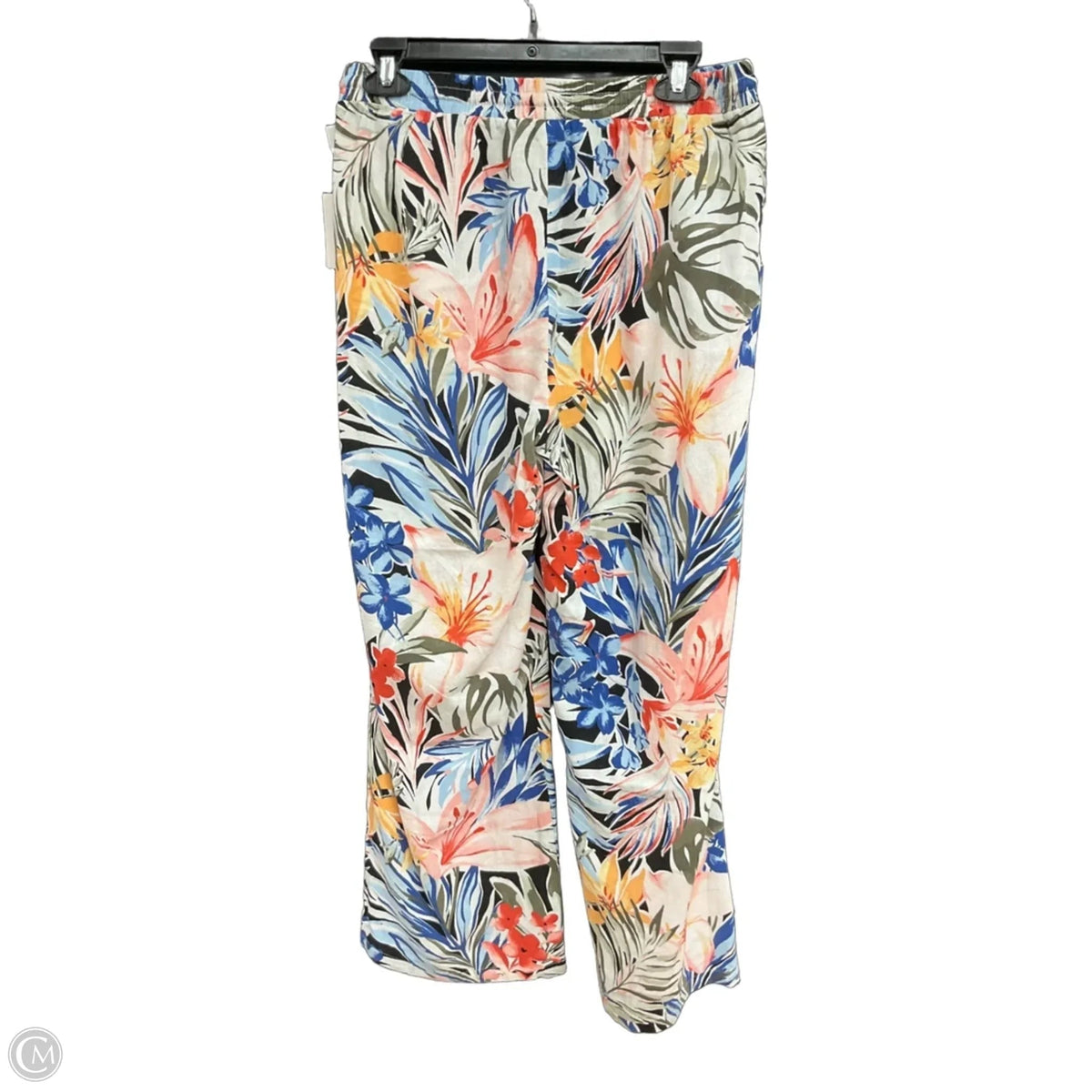 Pants Set 2pc By Ellen Tracy In Floral Print, Size: M
