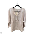 Top Long Sleeve By Clothes Mentor In Pink & White, Size: Xxl