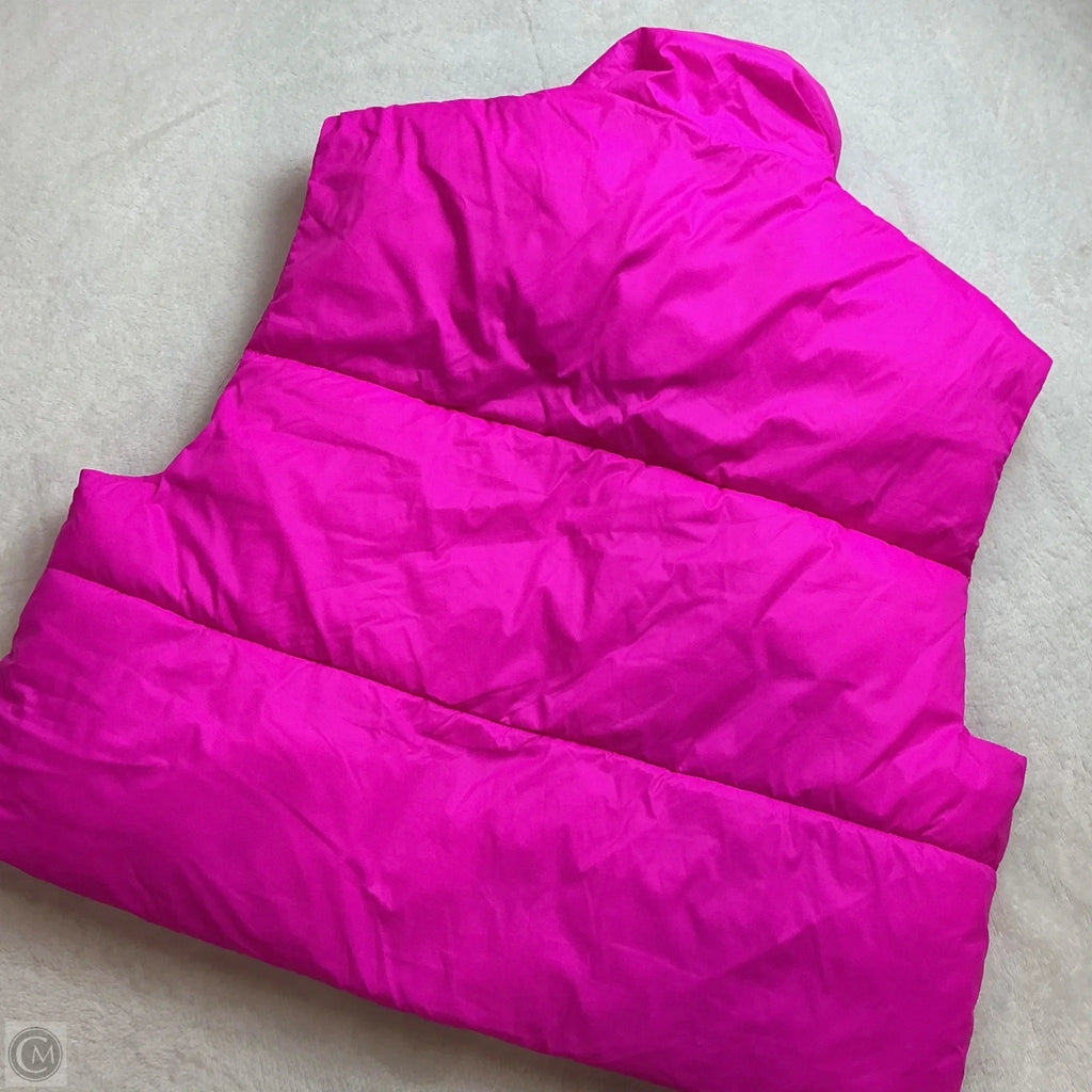 Vest Puffer & Quilted By Clothes Mentor In Pink, Size: L