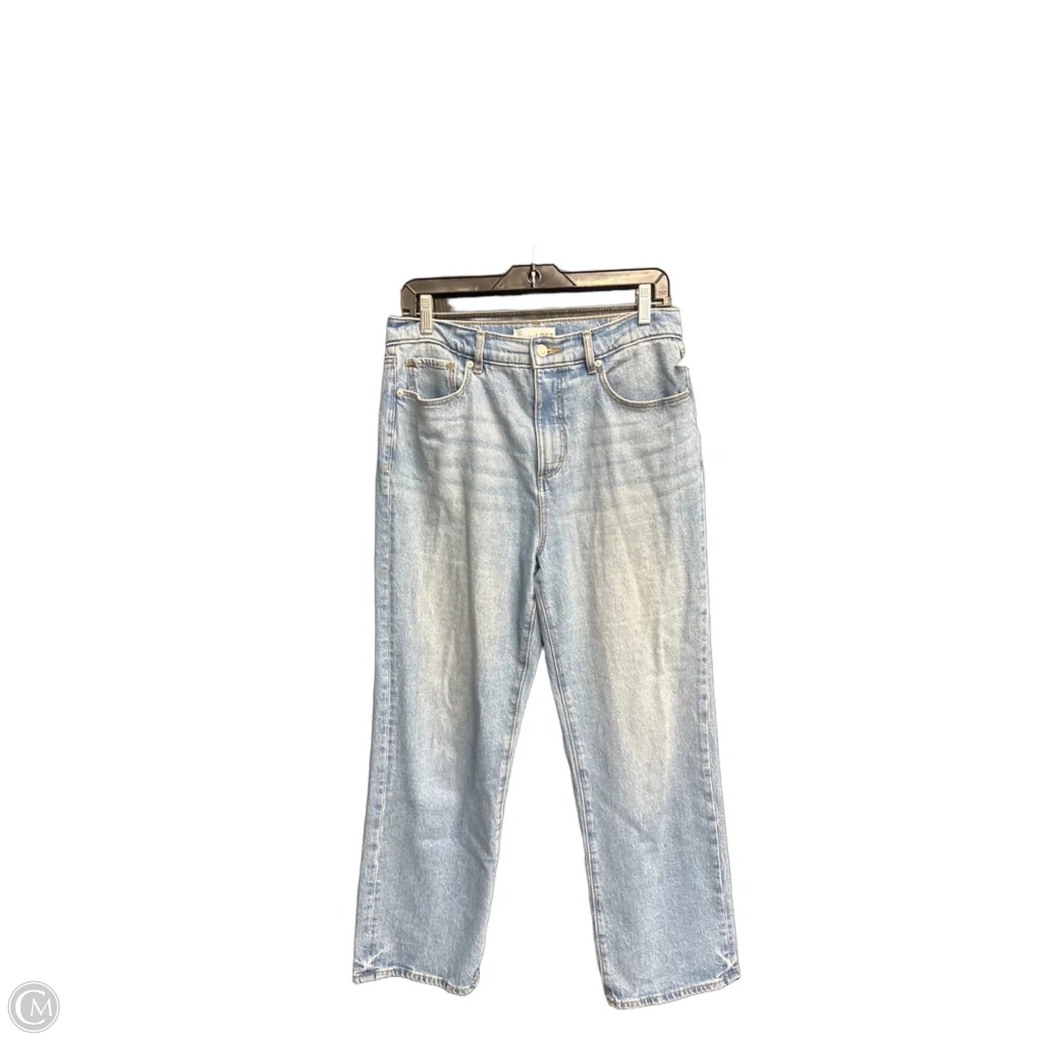 Jeans Wide Leg By Loft In Blue Denim, Size: 6