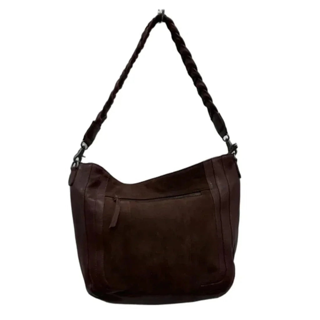 Handbag Leather By Cma, Size: Large