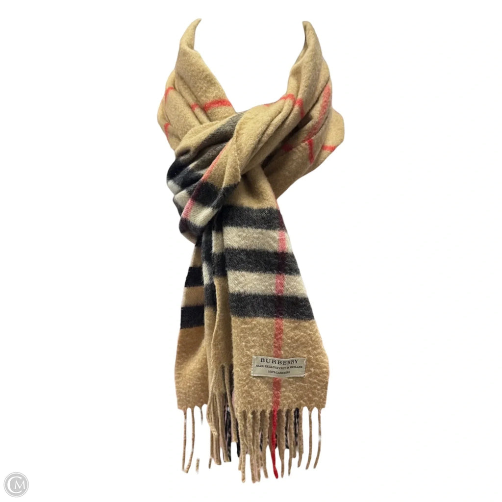 Nova Check Cashmere Scarf Luxury Designer By Burberry