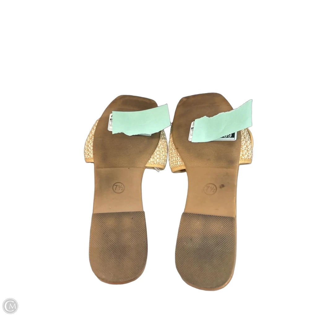 Sandals Flats By A New Day In Tan, Size: 7.5
