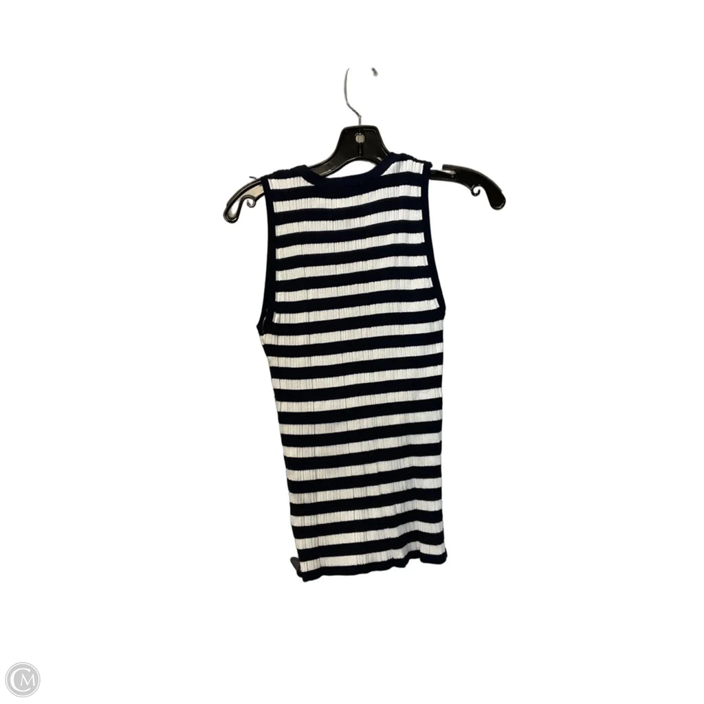 Top Sleeveless By White House Black Market In Striped Pattern, Size: M