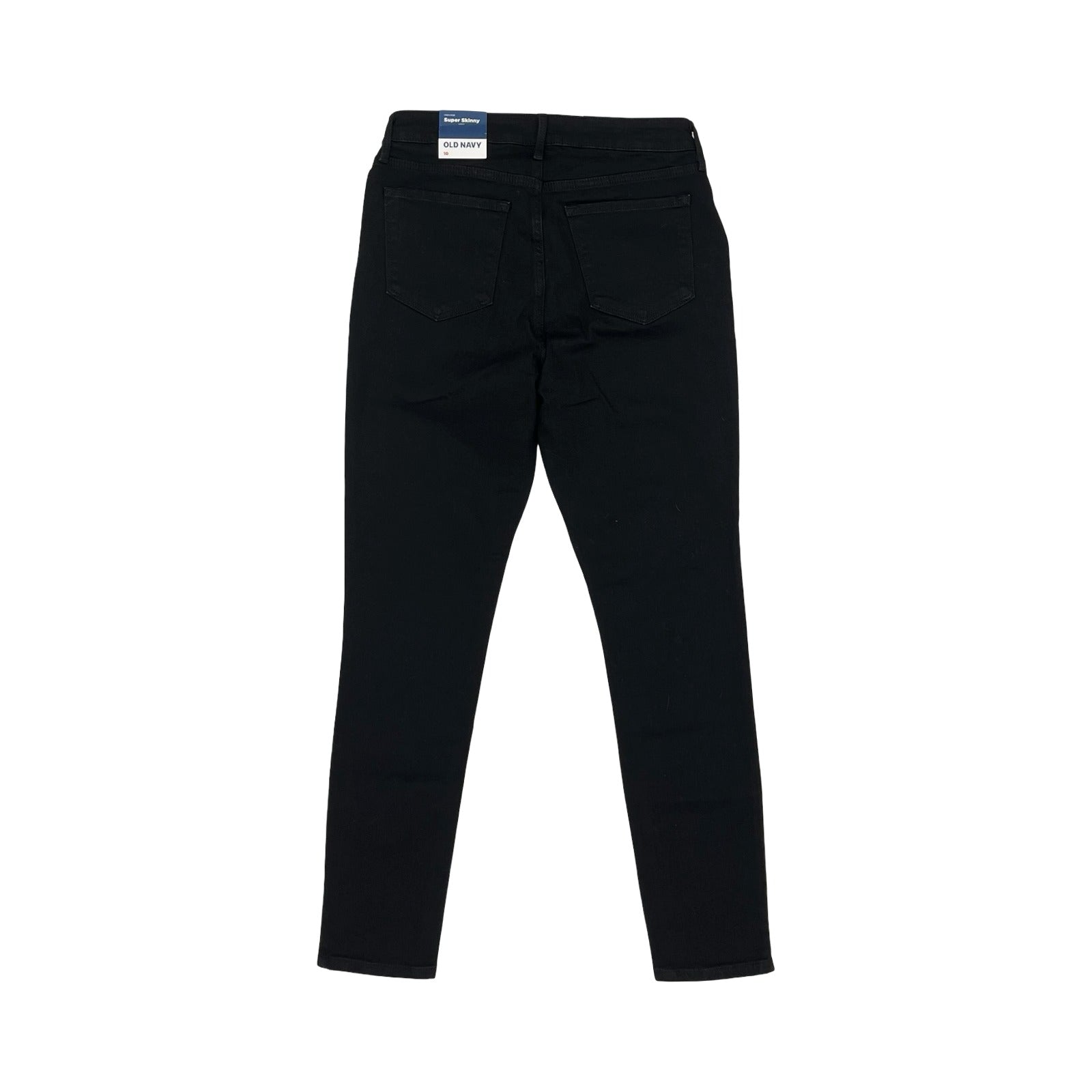 Jeans Skinny By Old Navy In Black Denim, Size:10