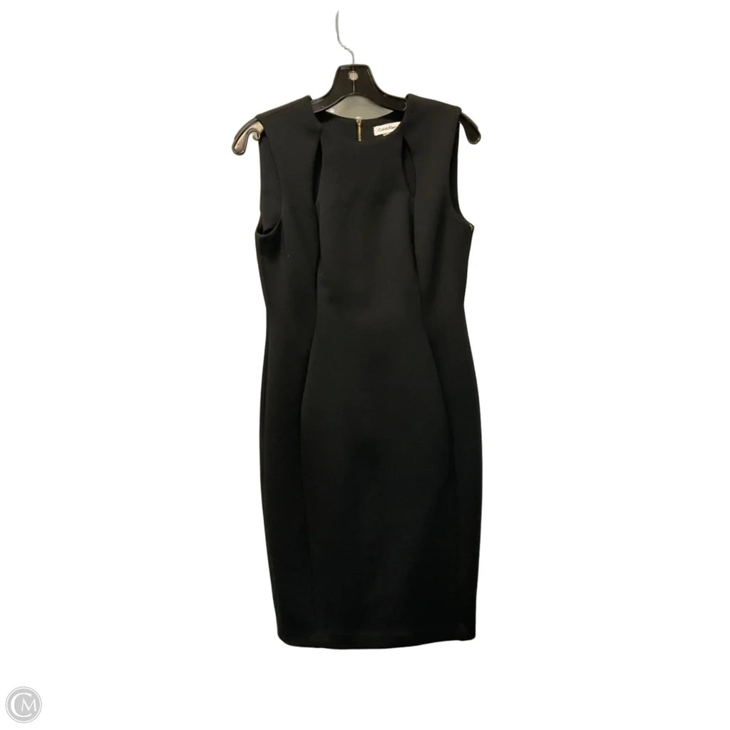 Dress Work By Calvin Klein In Black, Size: 6