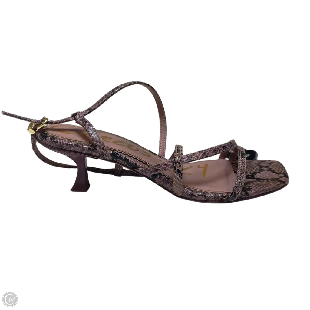 Sandals Heels Kitten By Circus By Sam Edelman In Purple, Size: 8