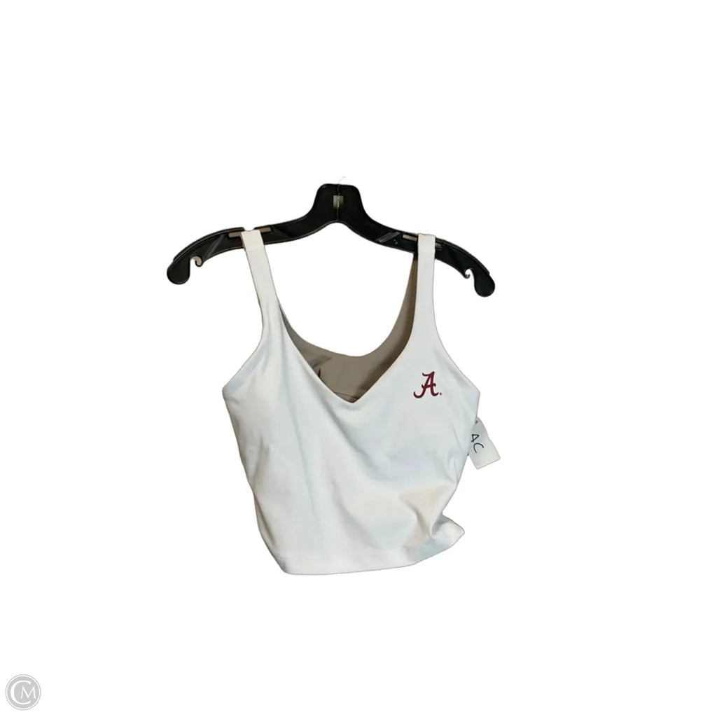Athletic Tank Top By Lululemon In White, Size: 8
