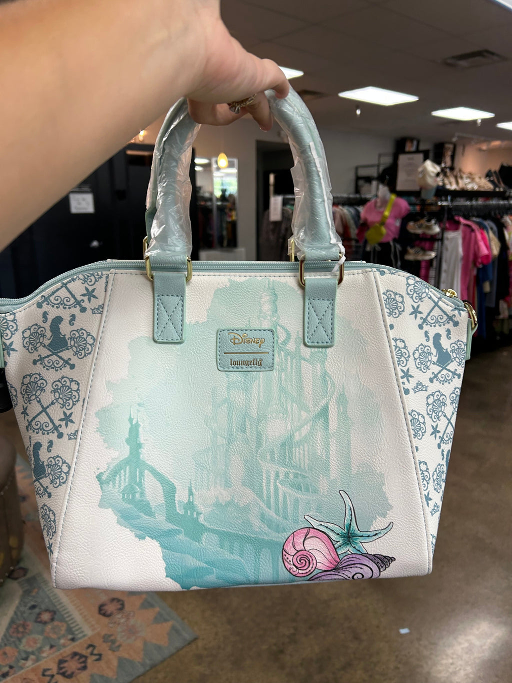 Handbag By Loungefly In Blue, Size:Medium