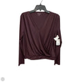 Top Long Sleeve By Nine West In Purple, Size: M