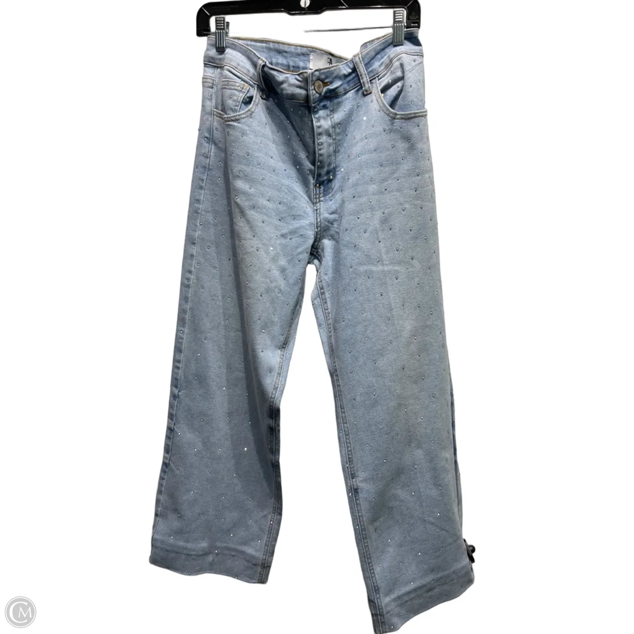 Jeans Straight By Clothes Mentor In Blue Denim, Size: 12