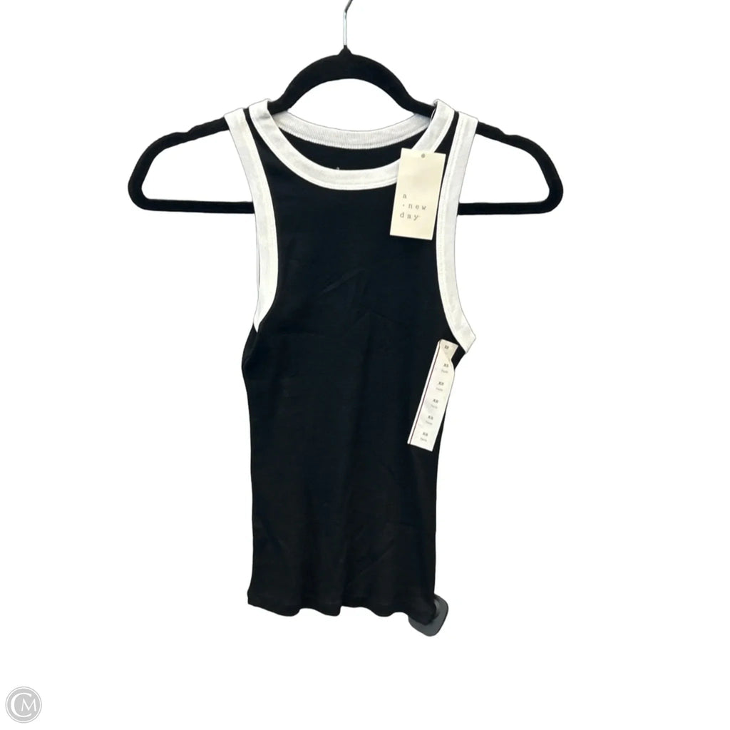Top Sleeveless By A New Day In Black, Size: Xs
