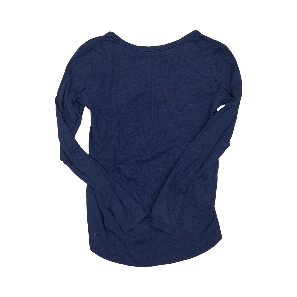 Athletic Top Ls Collar By Lululemon In Navy, Size:S