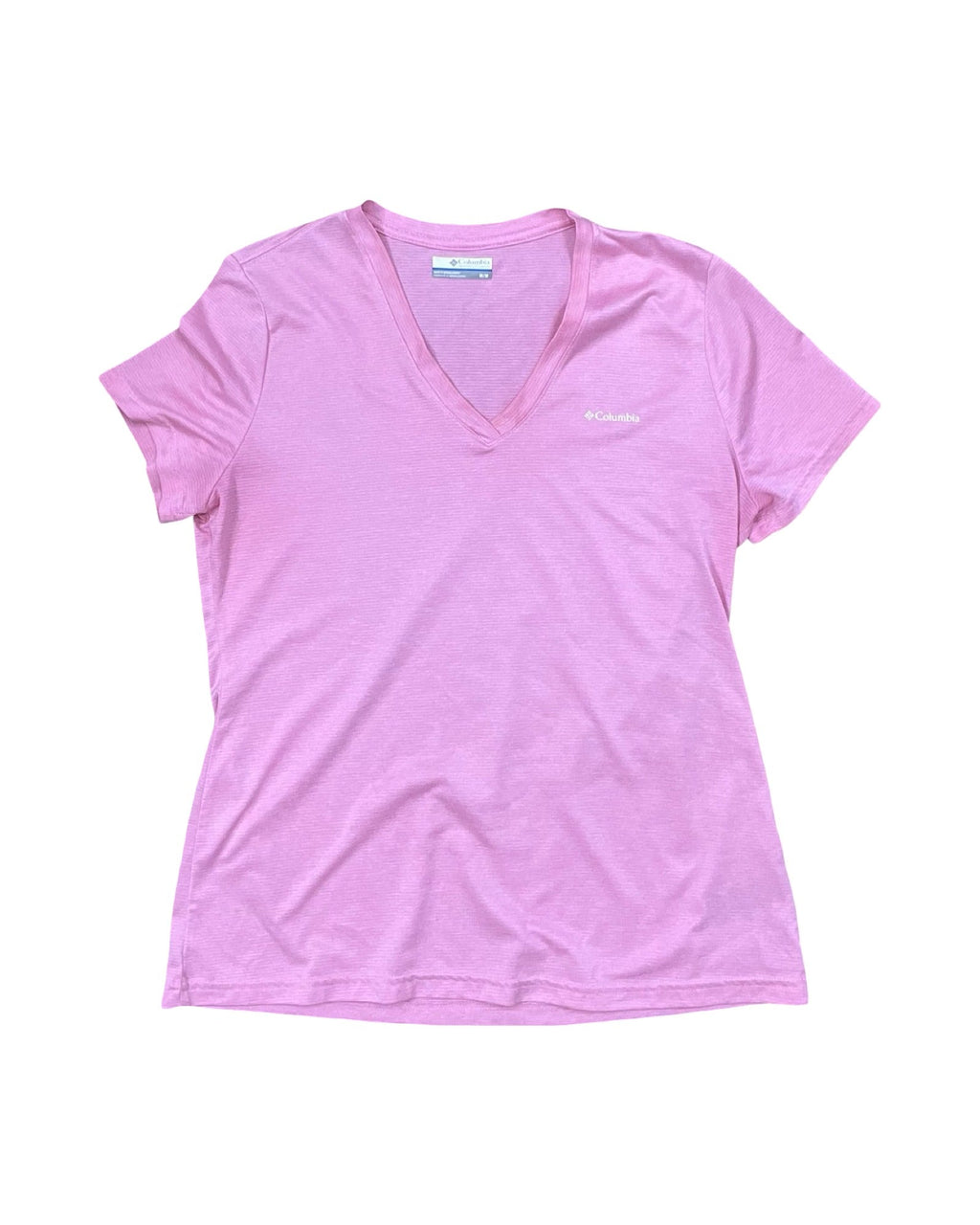 Athletic Top Ss By Columbia In Pink, Size:M