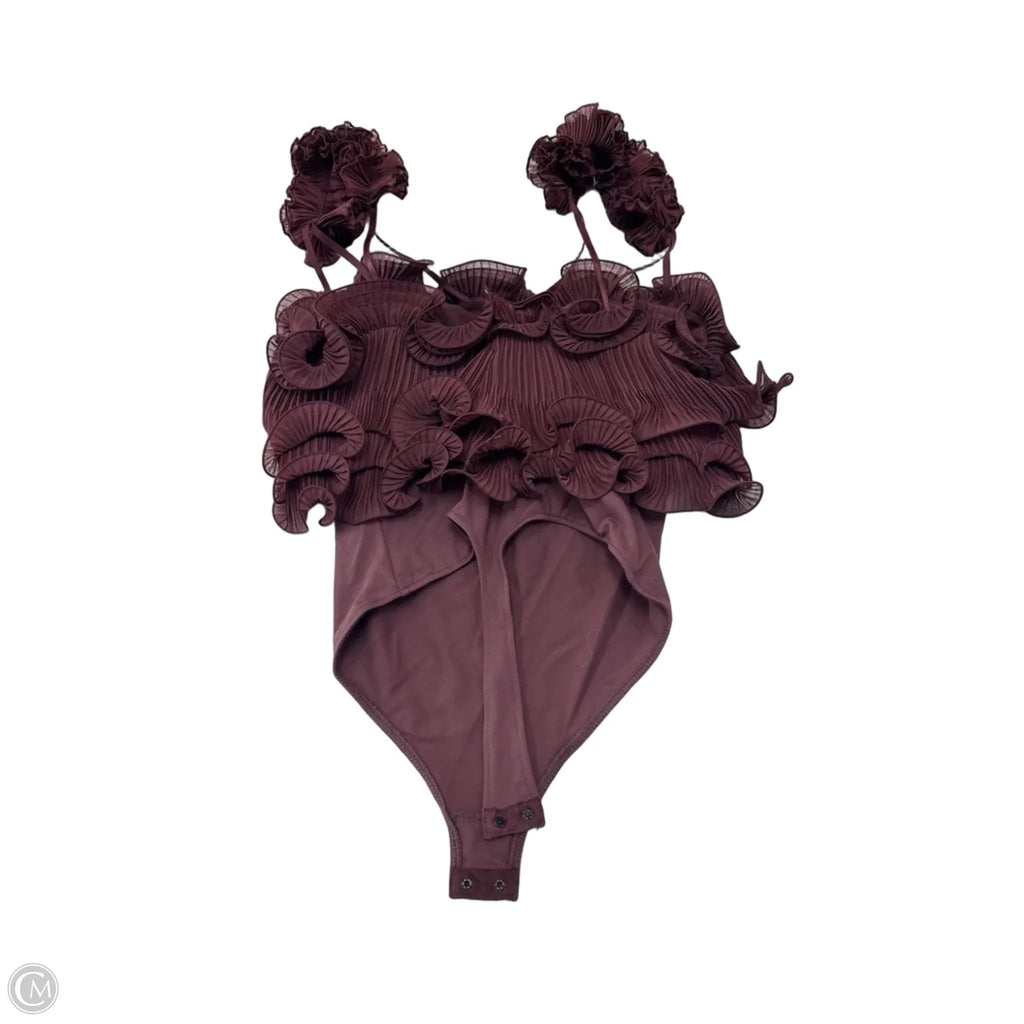 Blouse Sleeveless By Free People In Maroon, Size: S