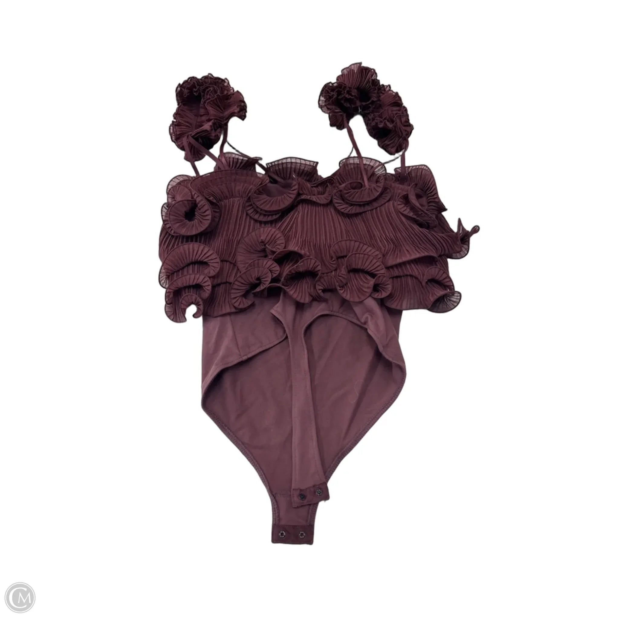 Blouse Sleeveless By Free People In Maroon, Size: S