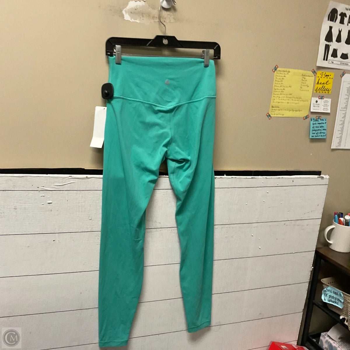 Athletic Leggings By Lululemon In Teal, Size: 8