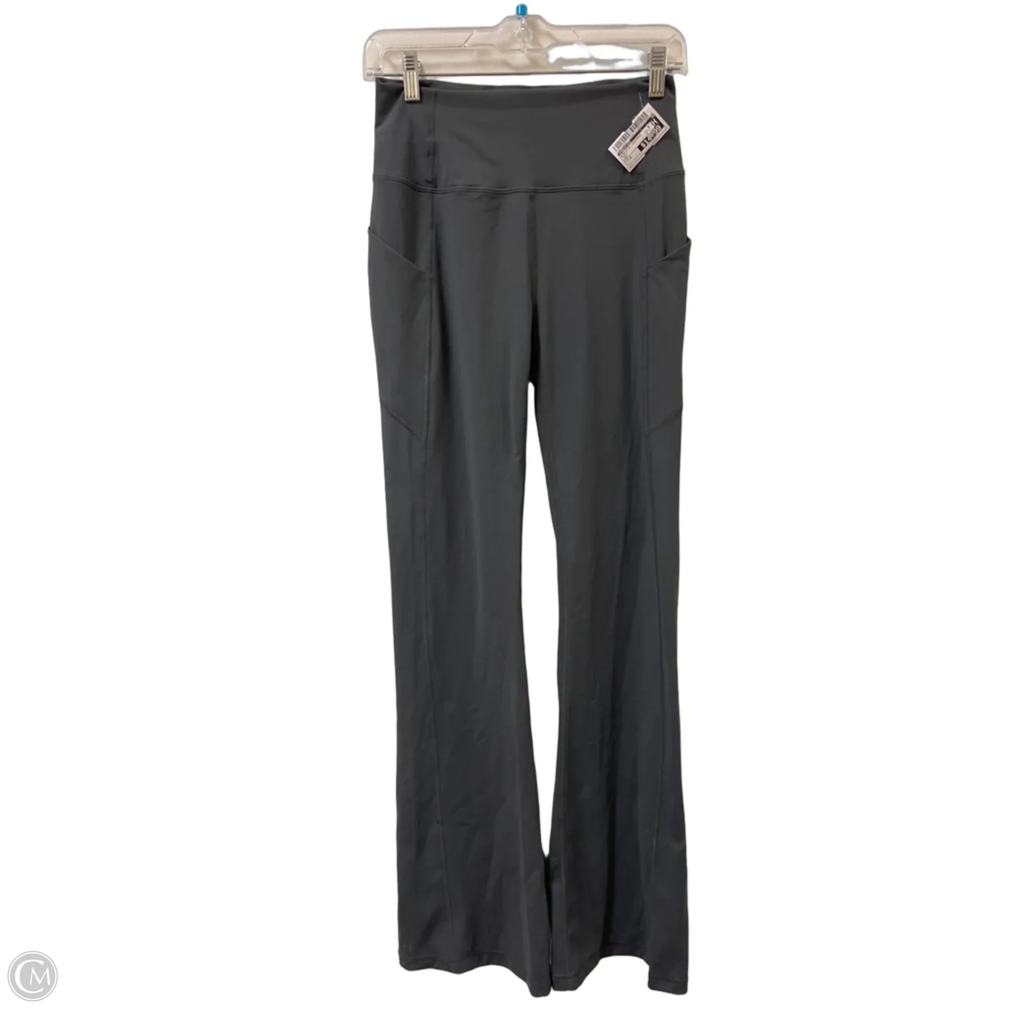 Athletic Leggings By Fabletics In Grey, Size: M