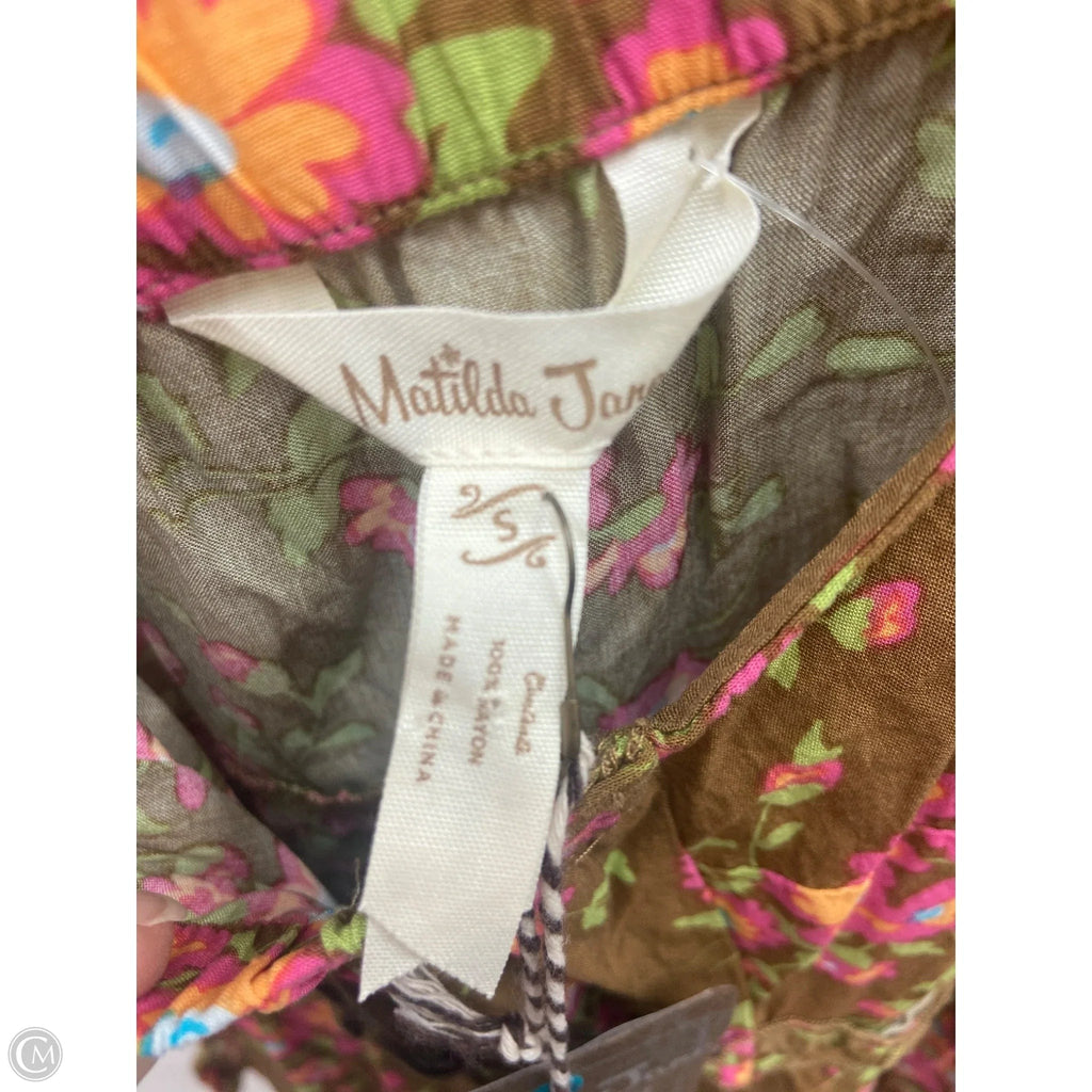 Top Sleeveless By Matilda Jane In Brown, Size: S