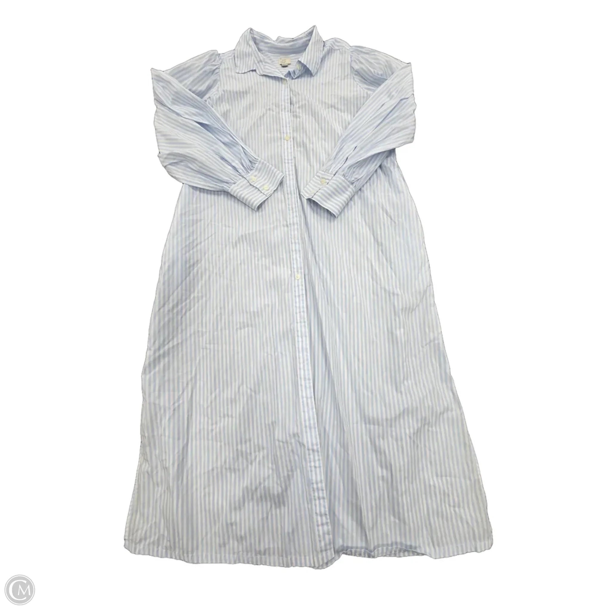 Dress Casual Midi By A New Day In Striped Pattern, Size: Xl