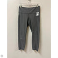 Athletic Leggings By Under Armour In Grey, Size: L