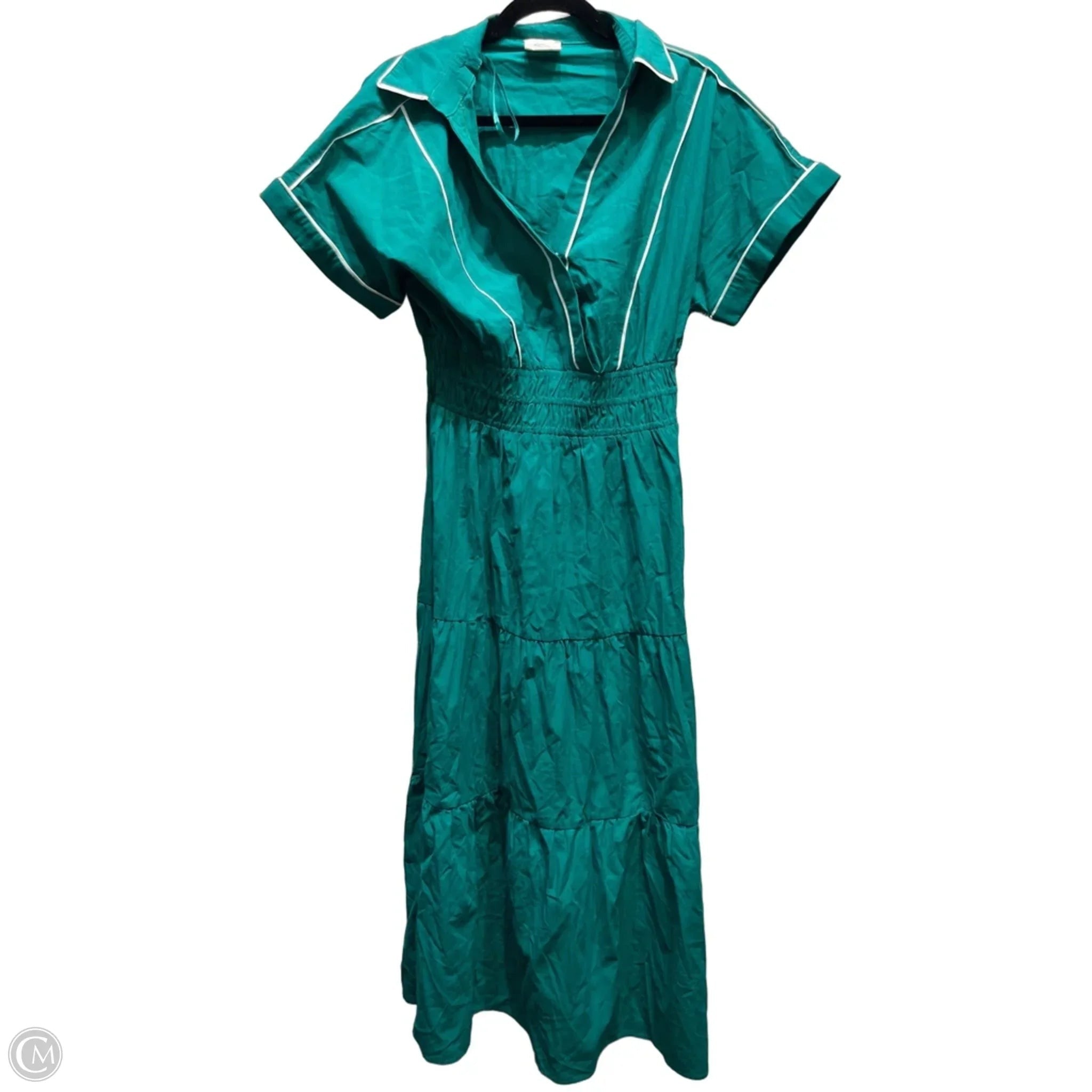 Dress Casual Midi By Clothes Mentor In Green, Size: S