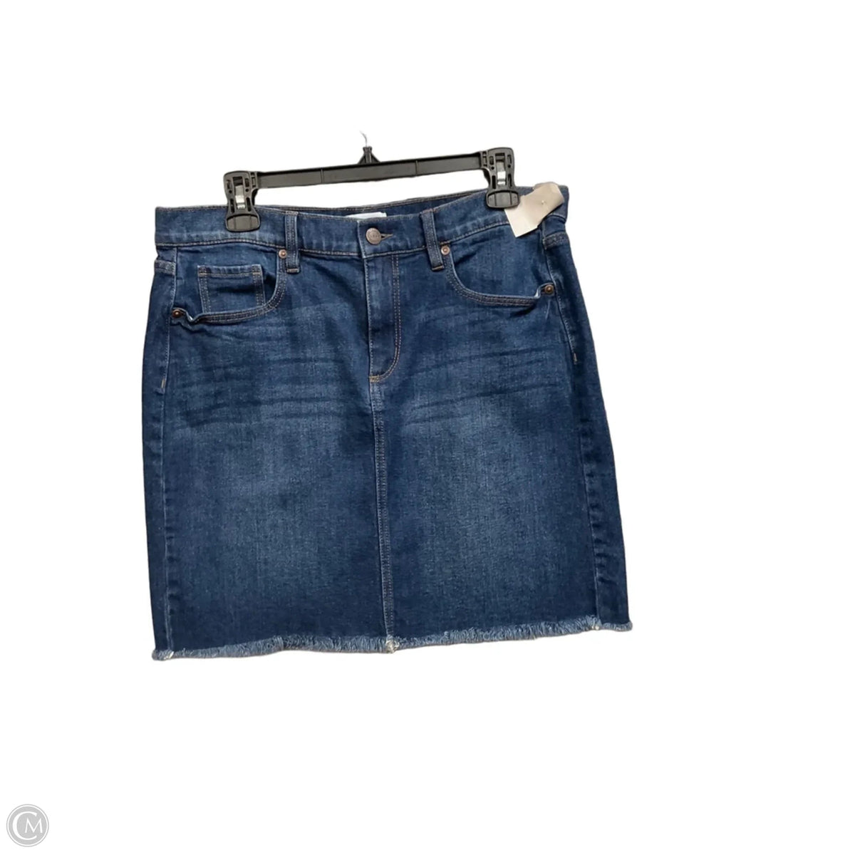 Skirt Mini & Short By Loft In Blue Denim, Size: 10