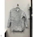 Sweater By Simply Noelle In Blue & White, Size: S