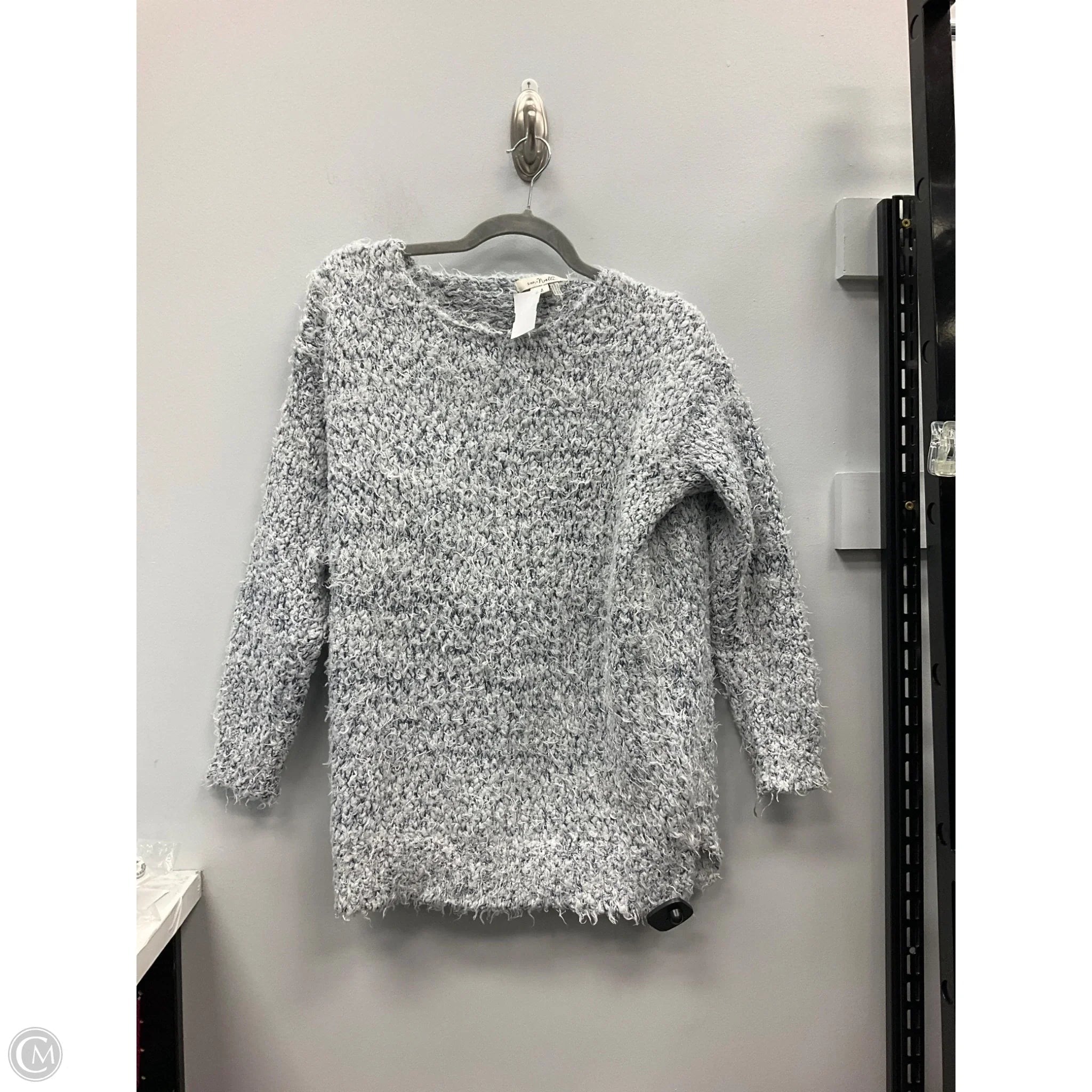 Sweater By Simply Noelle In Blue & White, Size: S