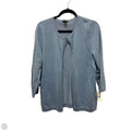 Sweater Cardigan By Talbots In Blue, Size: L