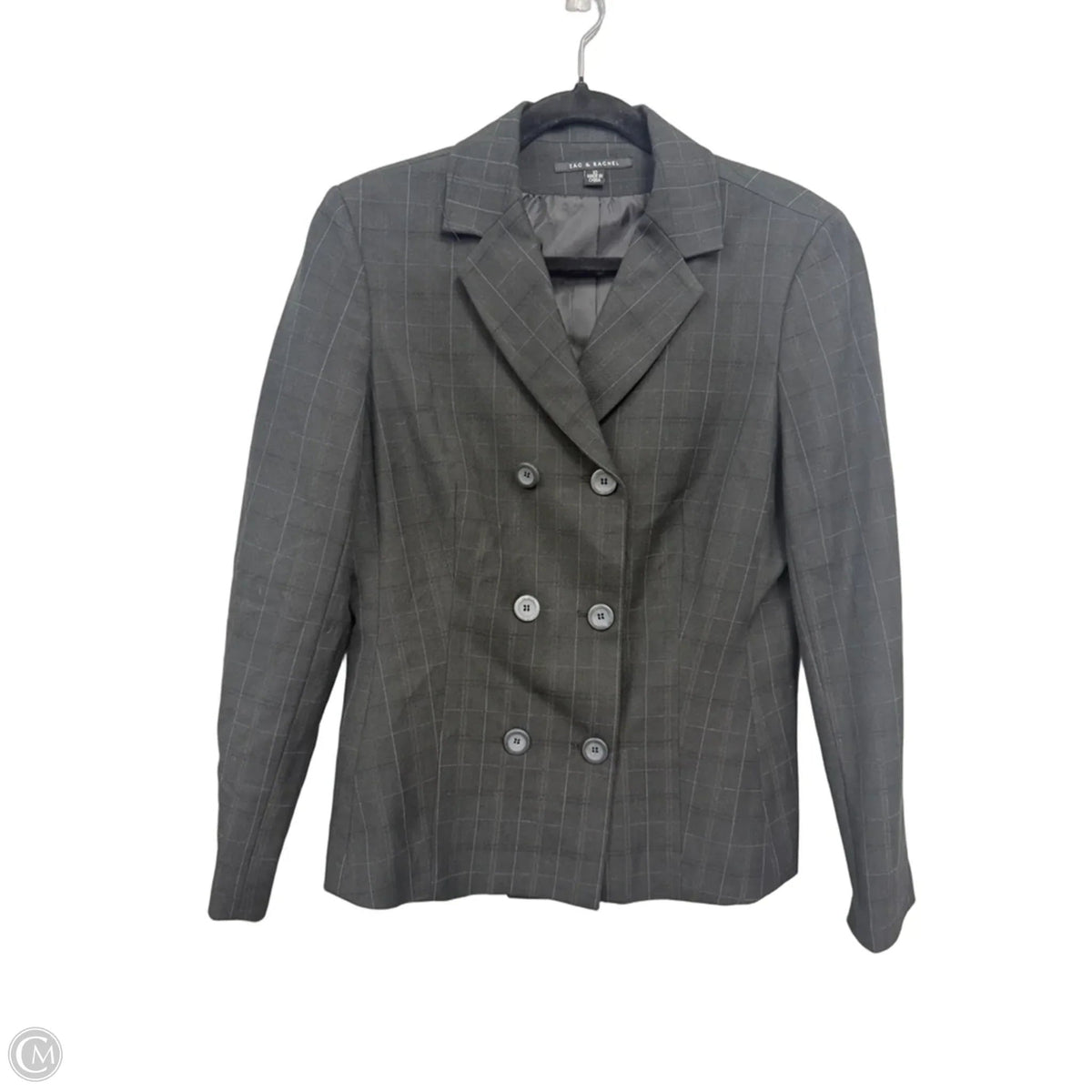 Blazer By Zac And Rachel In Black & Grey, Size: 10