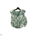 Top Sleeveless By Loft In Blue & White, Size: M