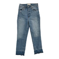Jeans Straight By Abercrombie And Fitch In Blue Denim, Size:4