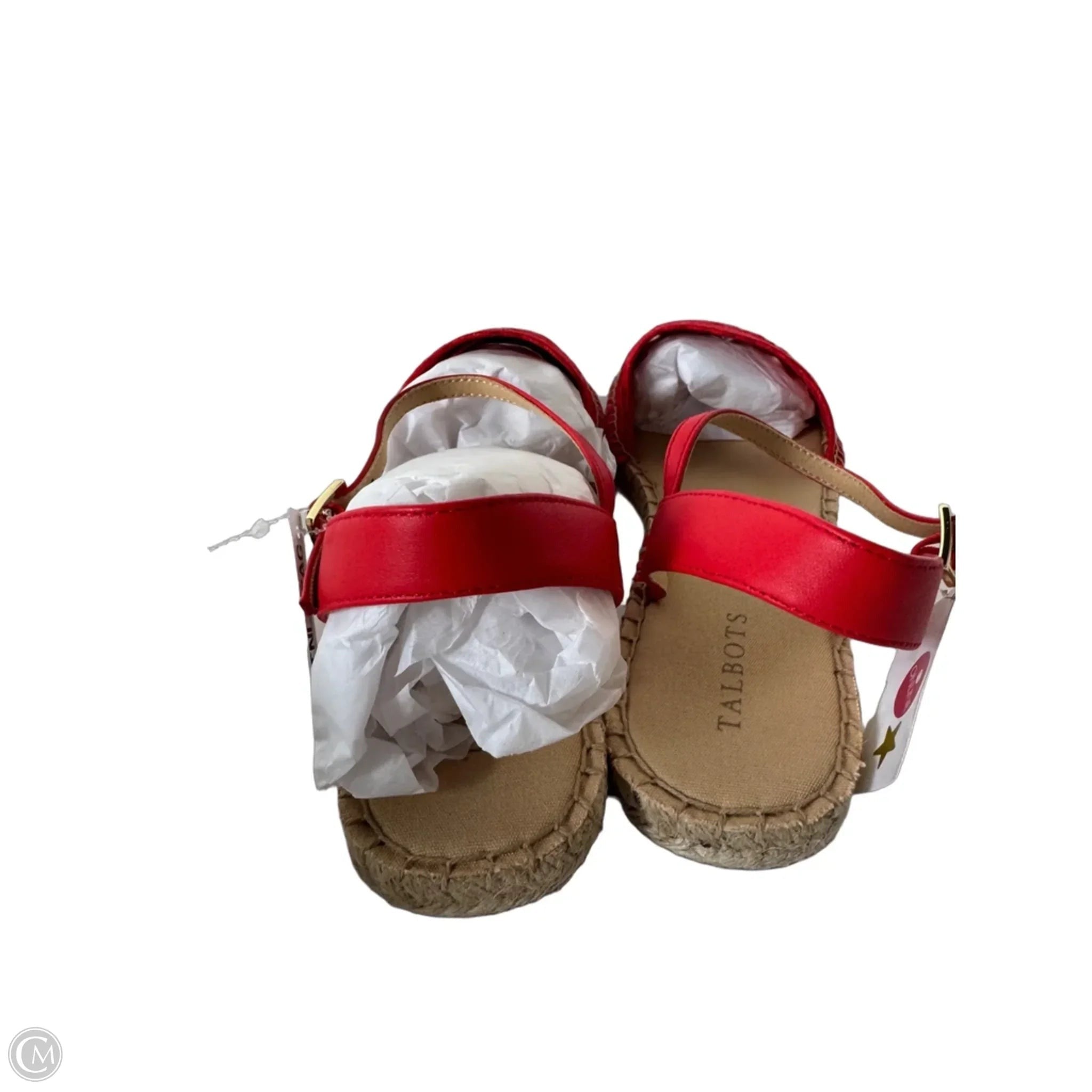 Shoes Flats By Talbots In Red, Size: 10.5