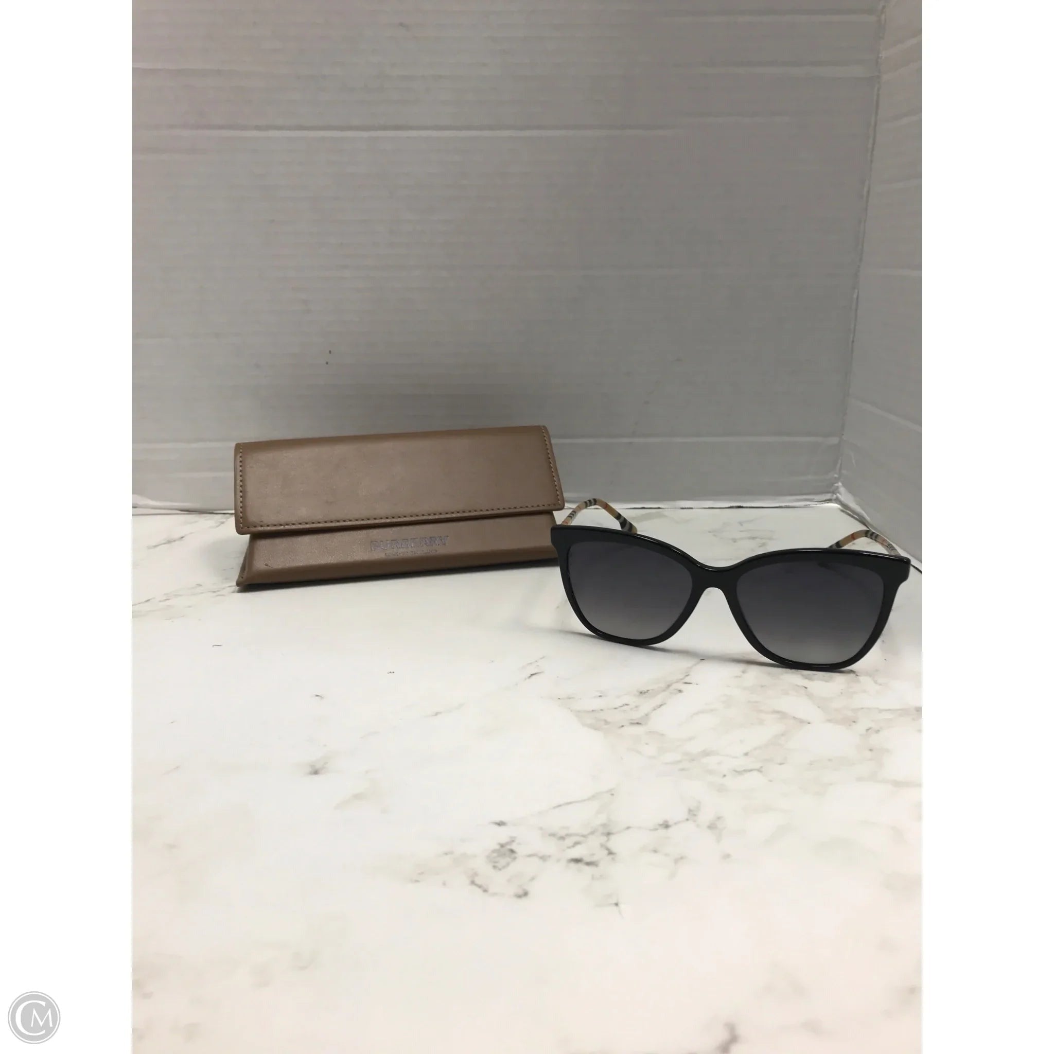 Sunglasses Luxury Designer By Burberry, Size: