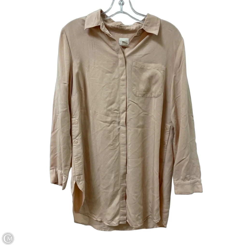Tunic Long Sleeve By Chicos In Pink, Size: M