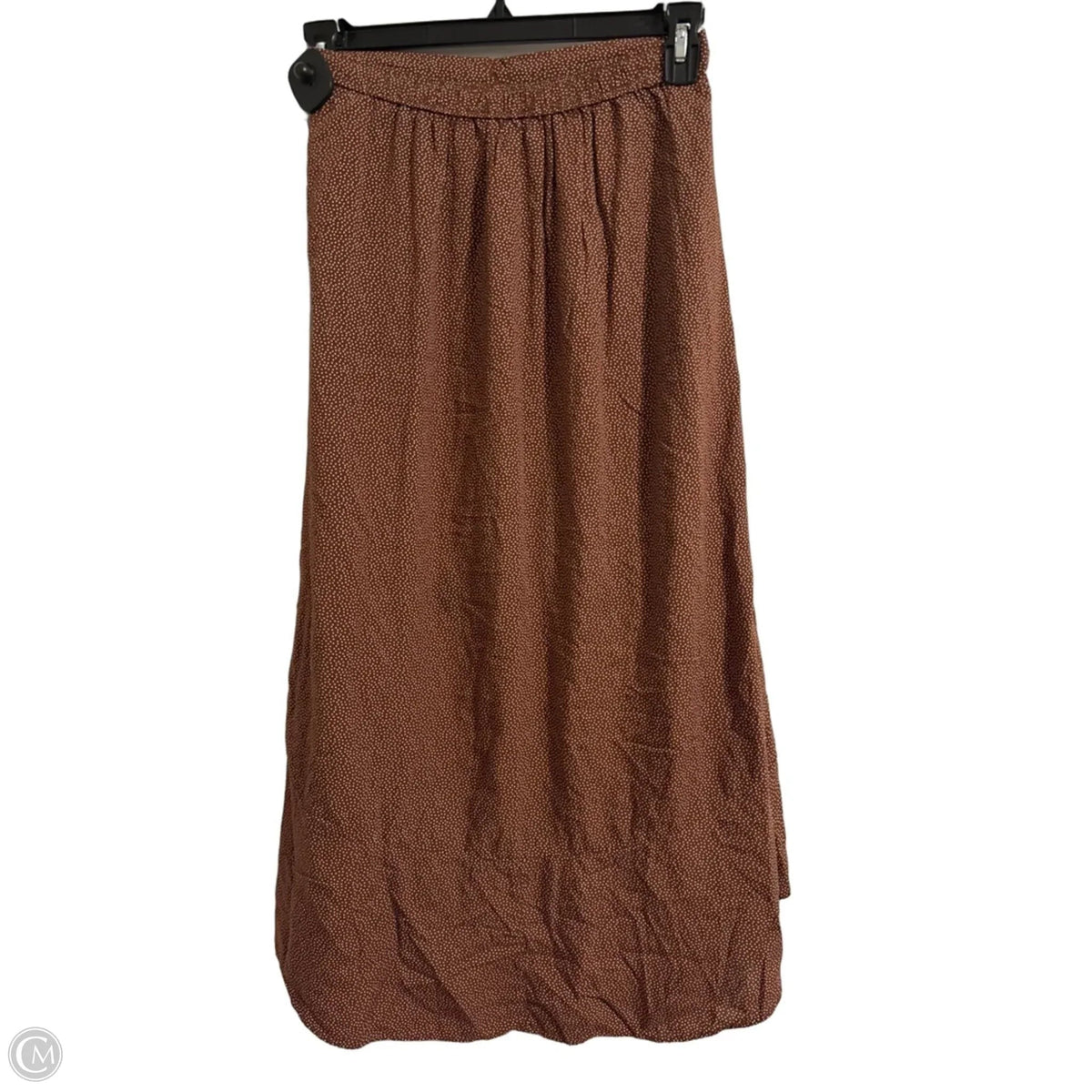 Skirt Maxi By Abercrombie And Fitch In Bronze, Size: Xs