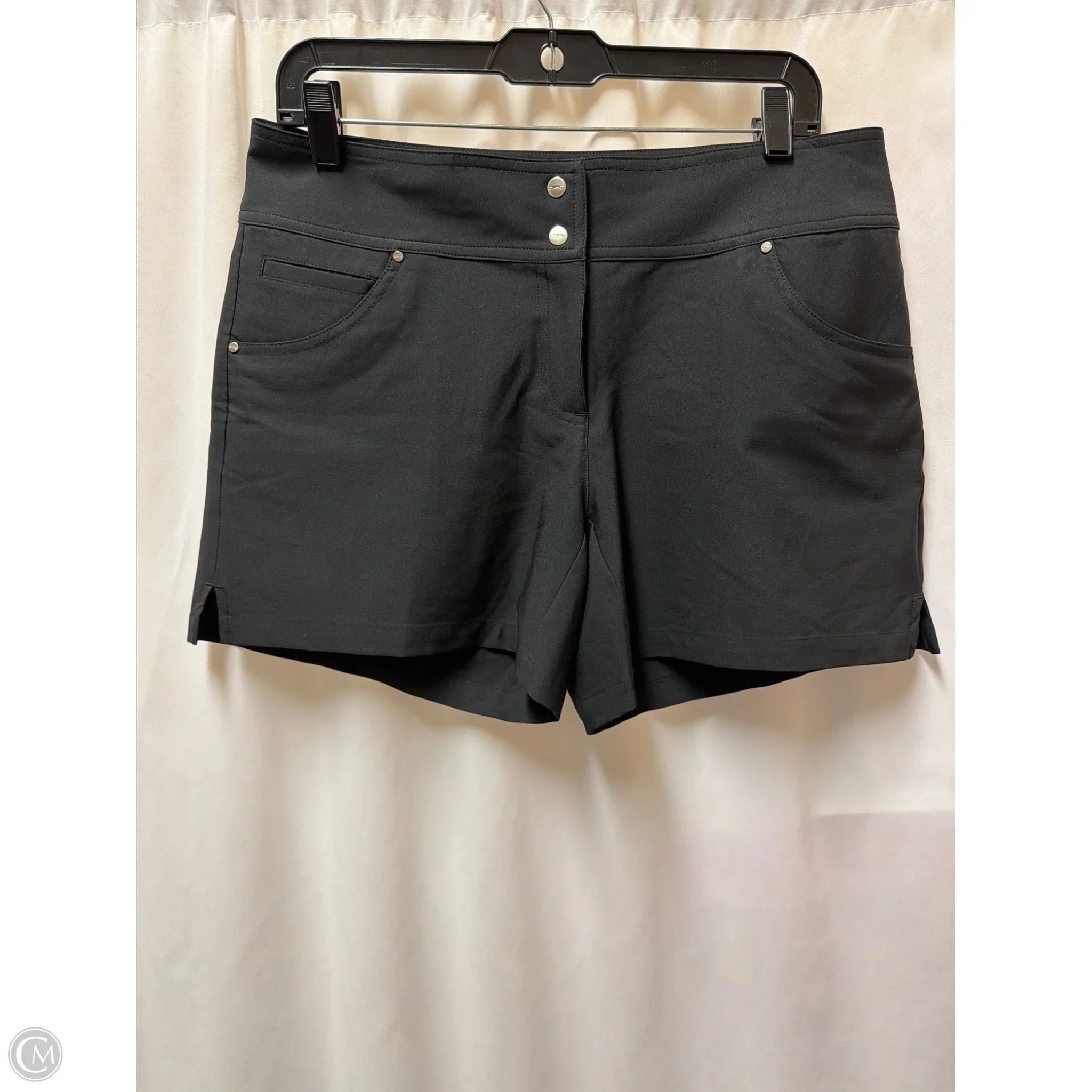 Shorts By Slazenger In Black, Size: 8