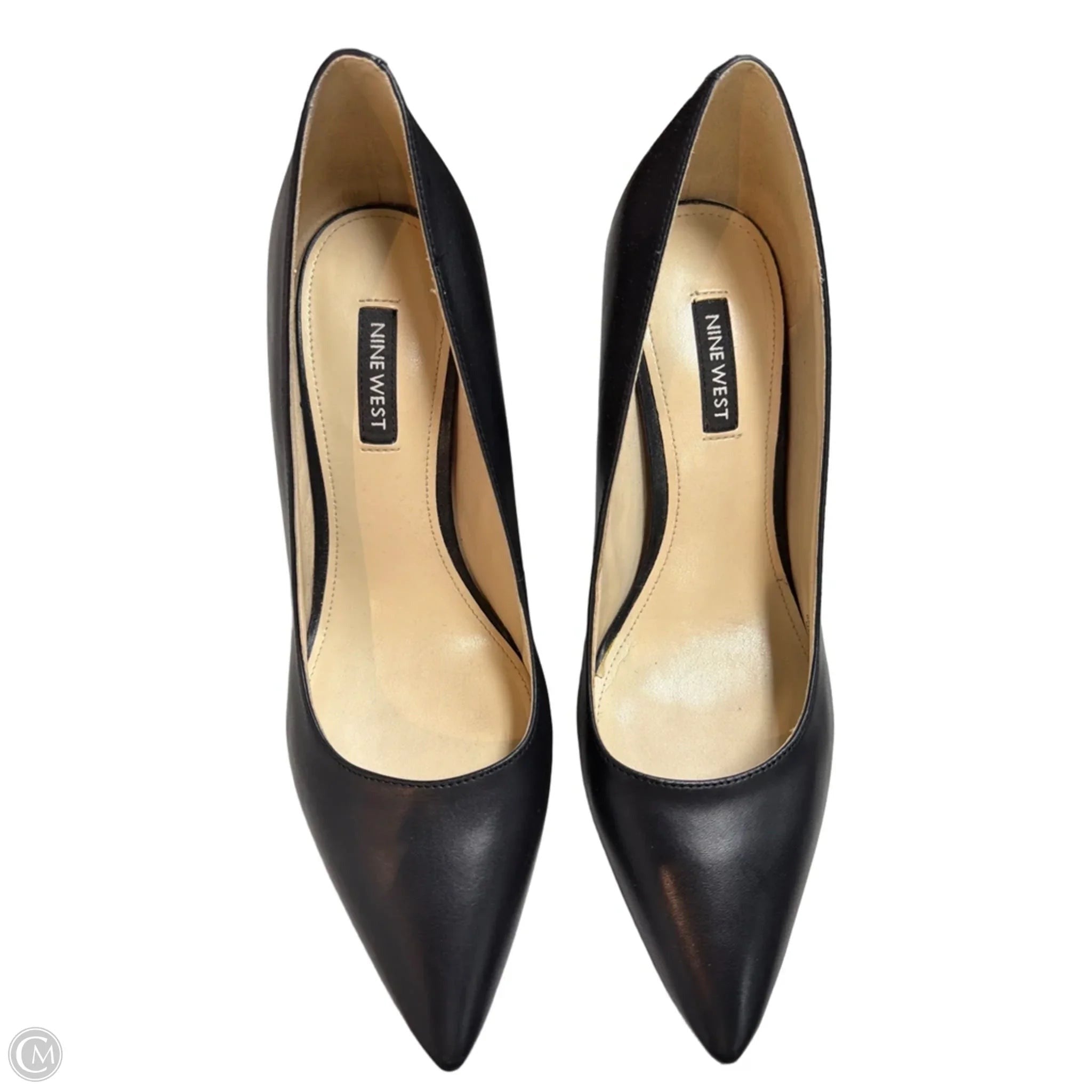 Shoes Heels Block By Nine West In Black, Size: 7.5