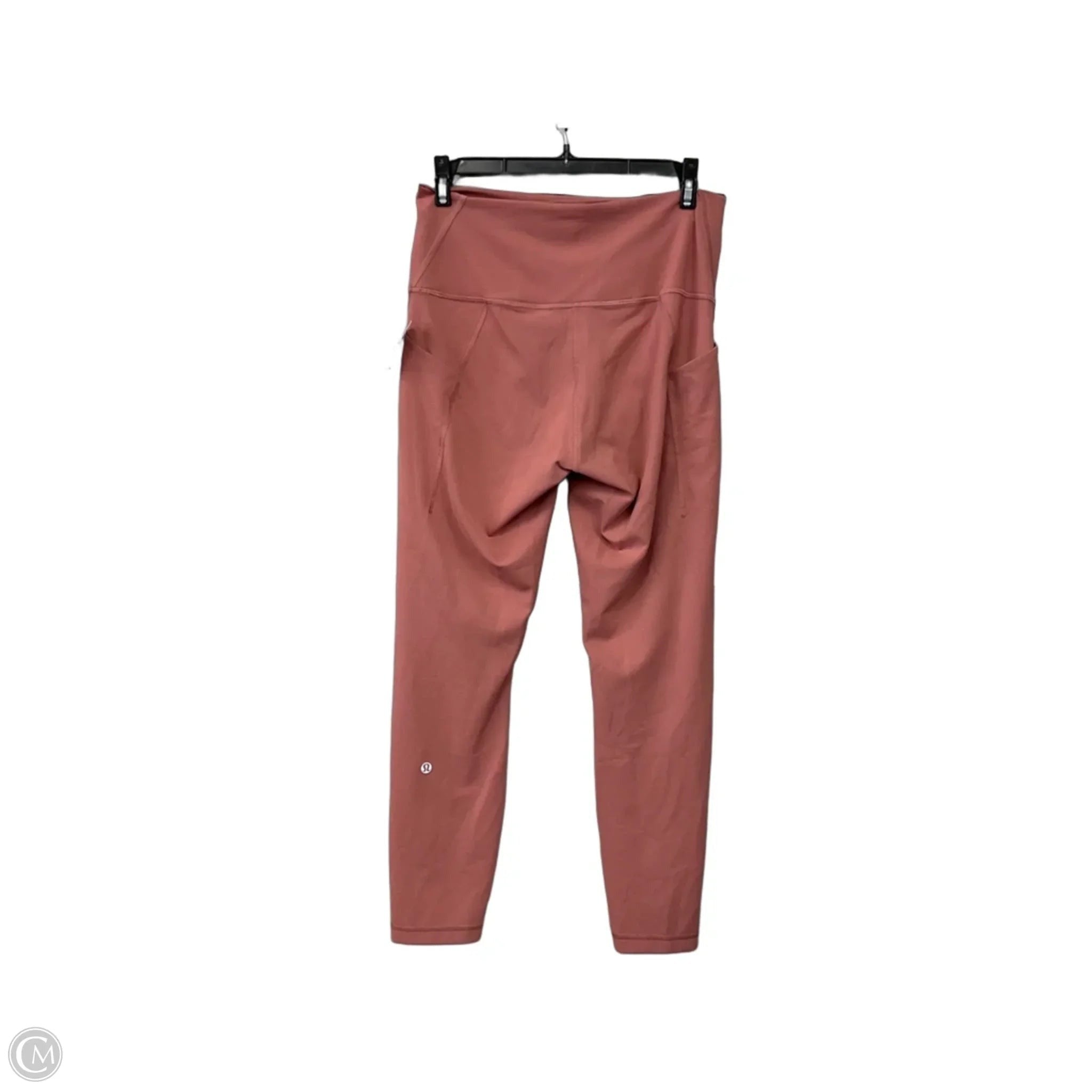 Athletic Leggings By Lululemon In Mauve, Size: 10