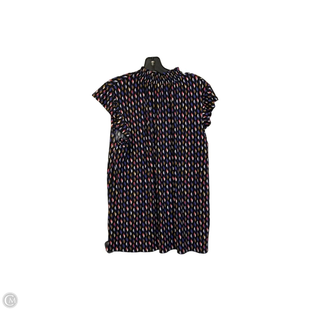 Top Short Sleeve By Anne Klein In Black & Pink, Size: L