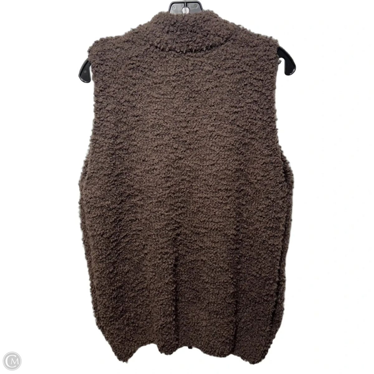 Zip Vest Sweater By Rachel Zoe In Brown, Size: M