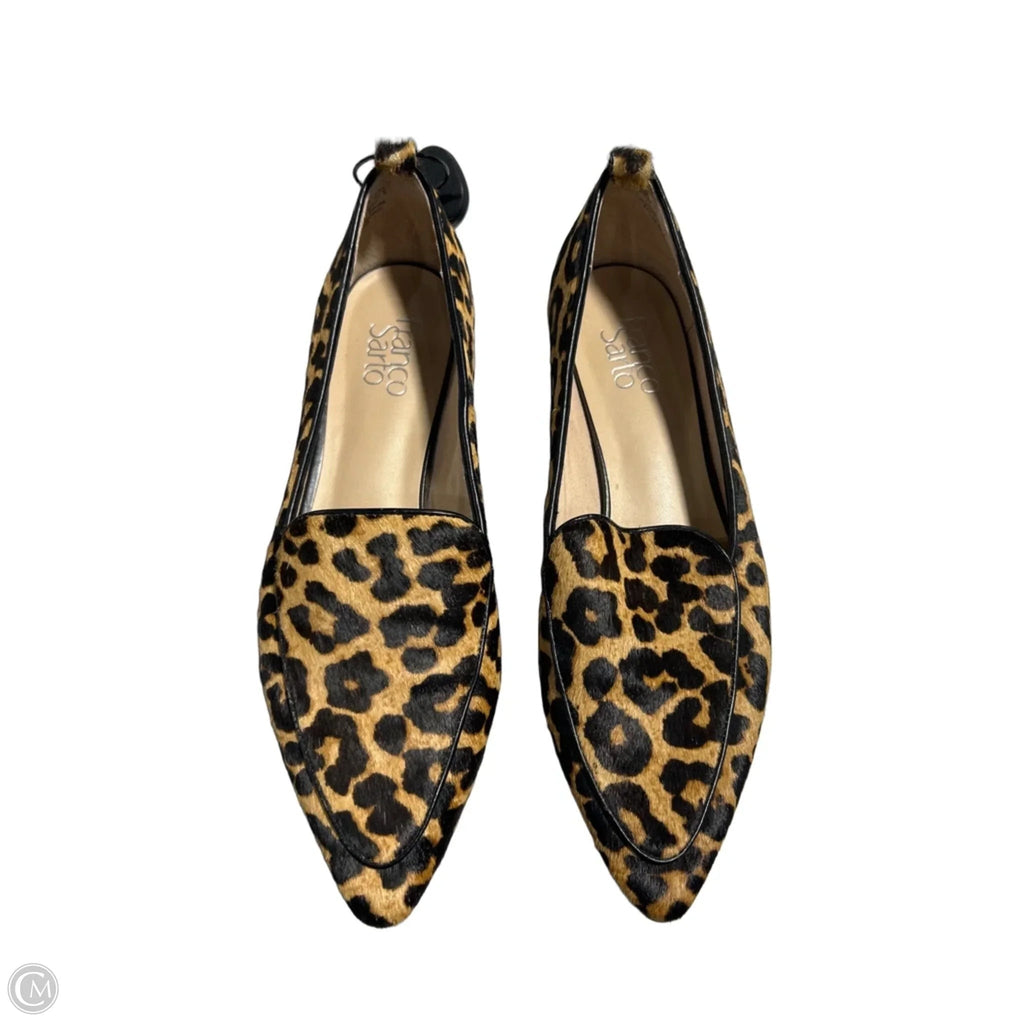Shoes Flats By Franco Sarto In Animal Print, Size: 9.5