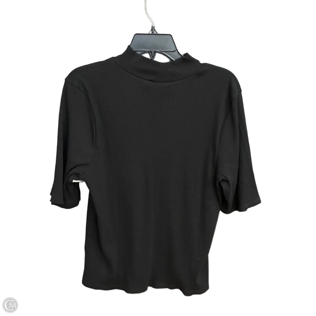 Top Short Sleeve Basic By Old Navy In Black, Size: Xl