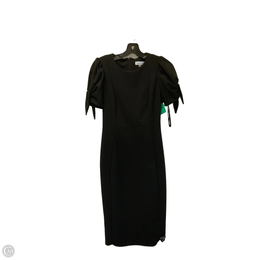 Dress Work By Calvin Klein In Black, Size: 2