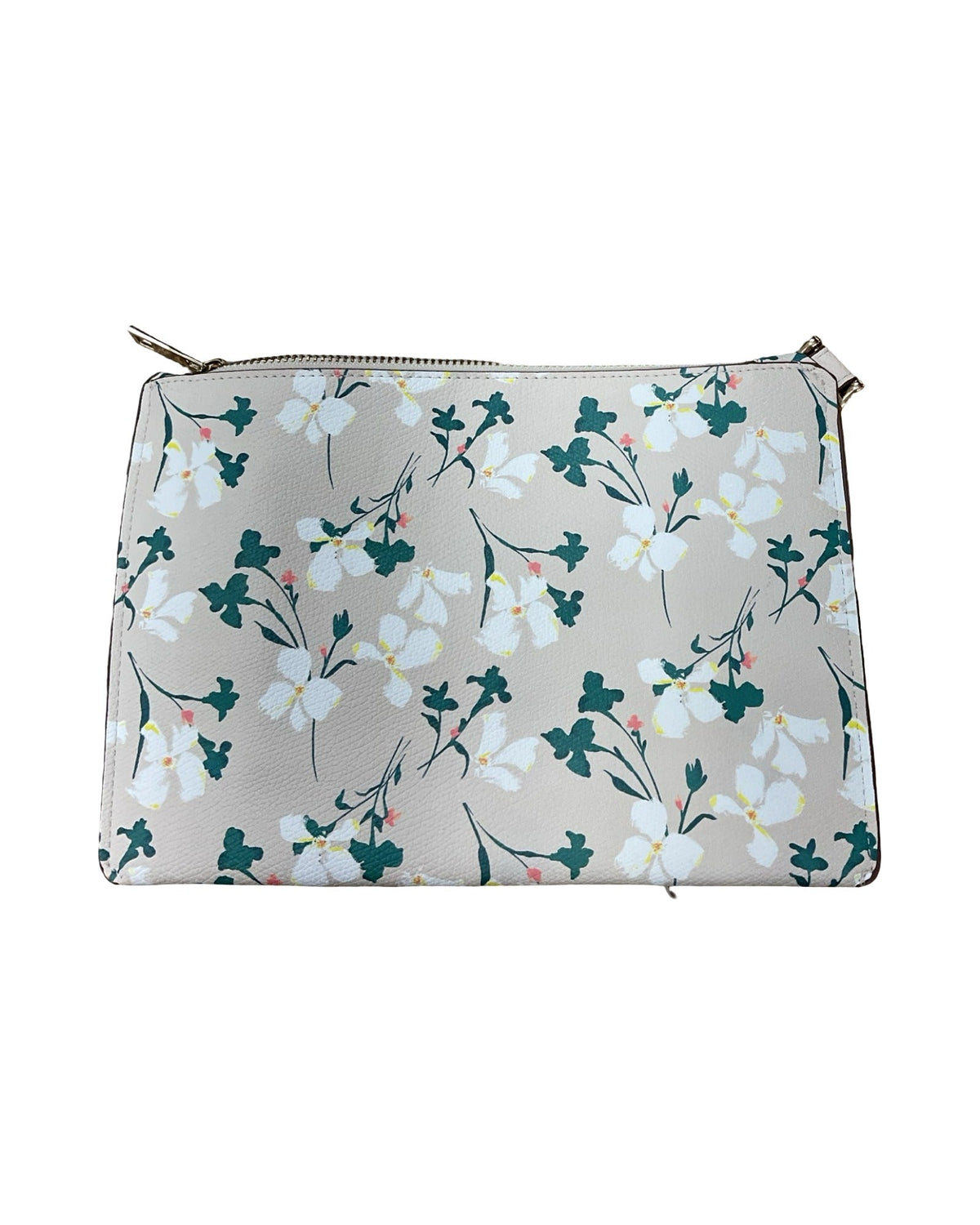 Wristlet By A New Day In Cream & Green, Size:Medium