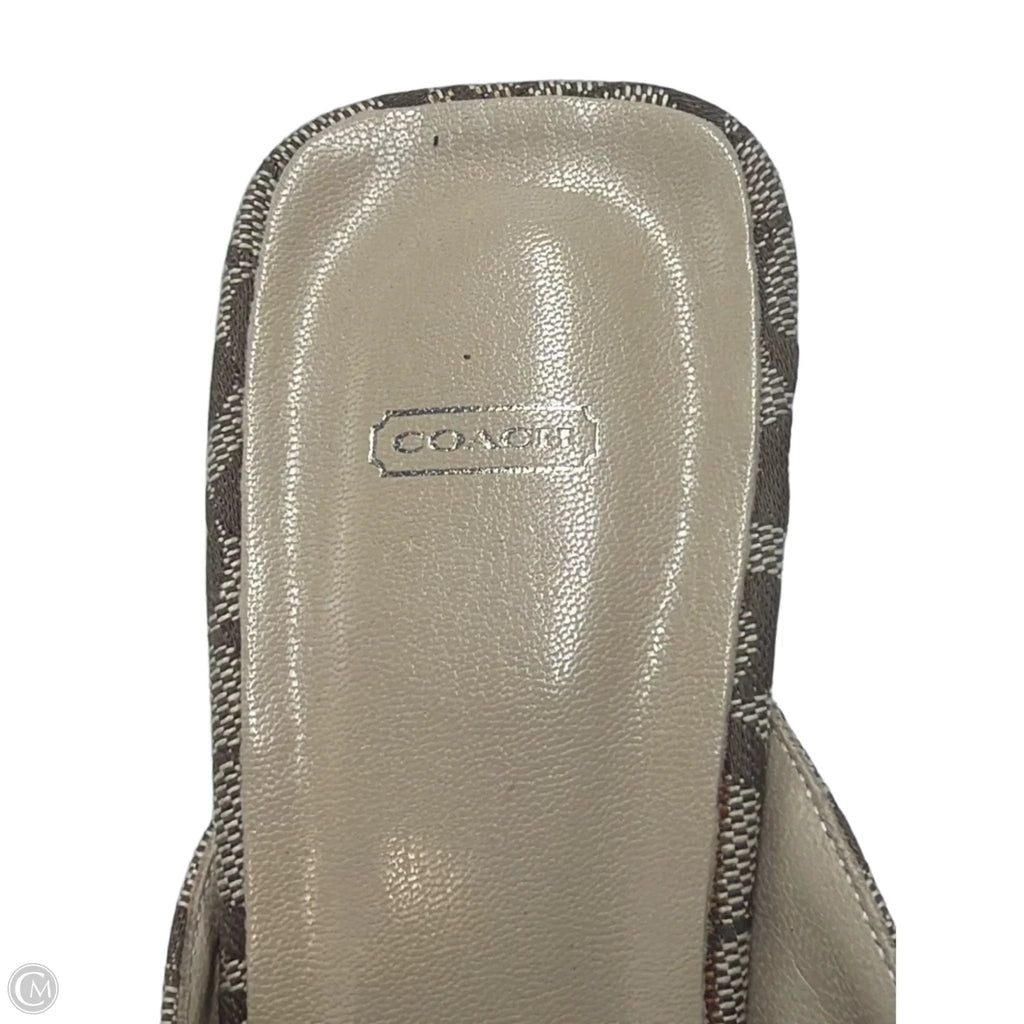 Shoes Designer By Coach In Tan, Size: 7.5