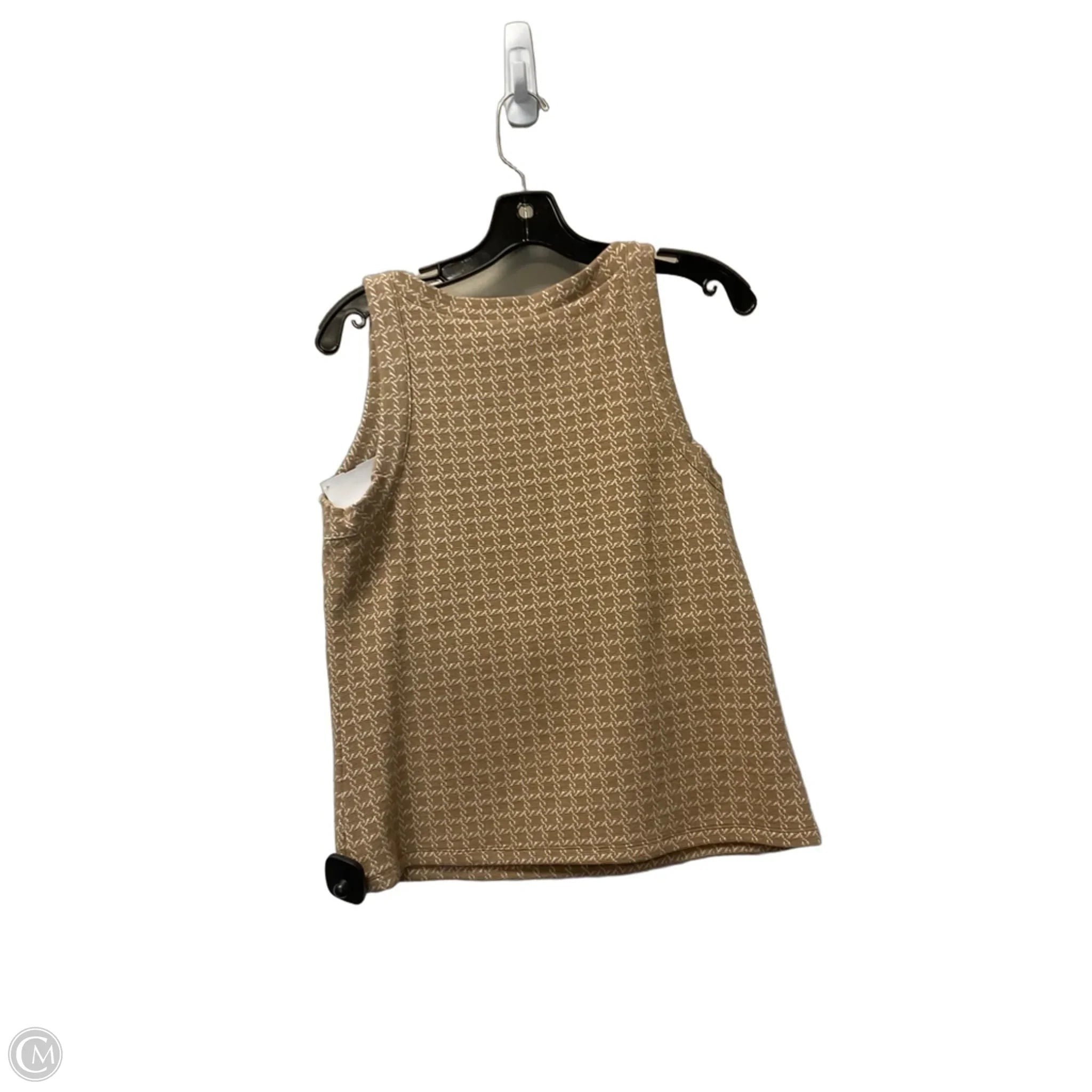 Top Sleeveless By Ann Taylor In Tan, Size: M